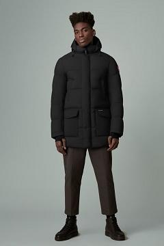 Chamarras Canada Goose Hombre Mexico - Armstrong Abrigos Negros CY2645719